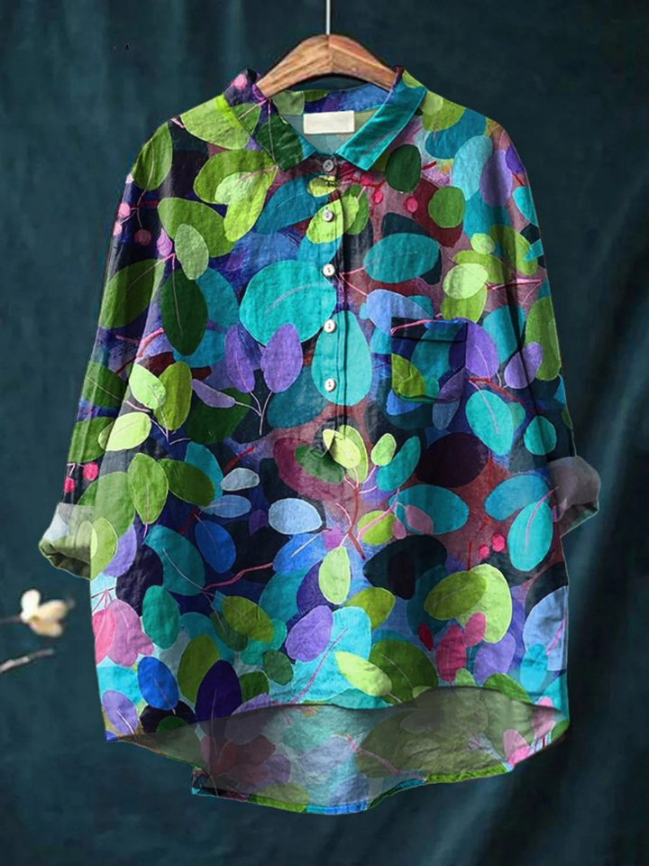 Grace | Maglietta Casual da Donna con Stampa Artistica