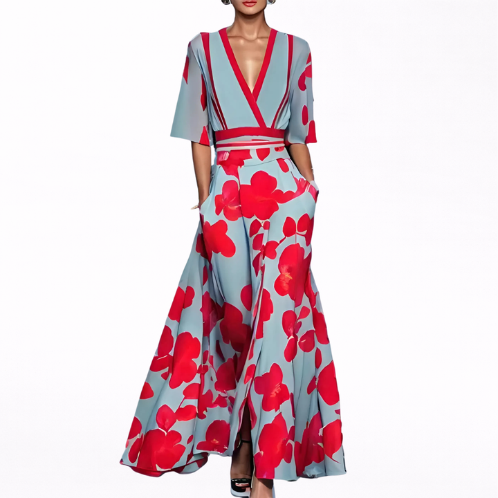 Valentina | Abito Elegante con Scollo Profondo