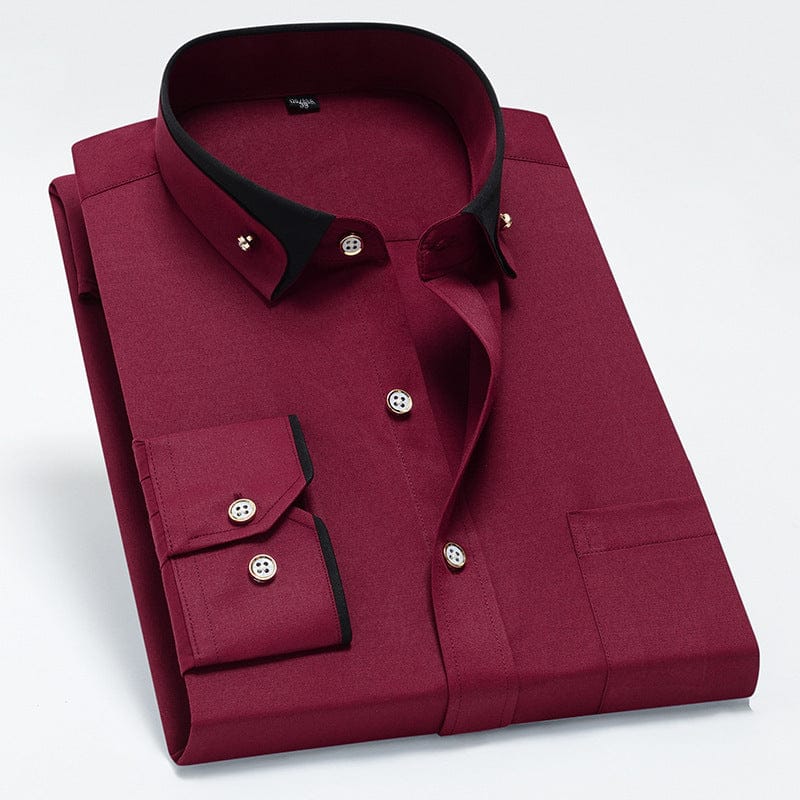 CAMICIA CLASSICA CON DETTAGLI ELEGANTI