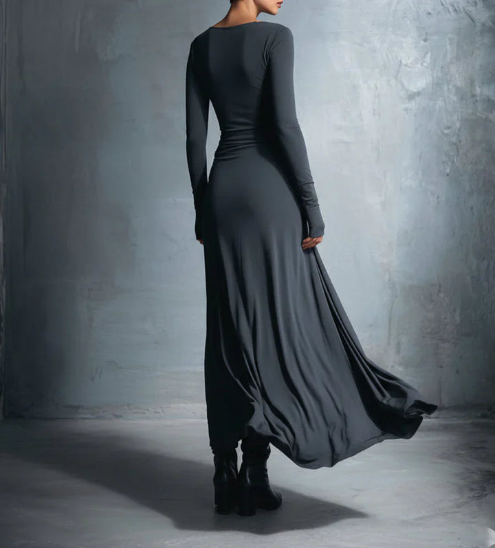 Naiara ❘ Maxi dress con nodo laterale