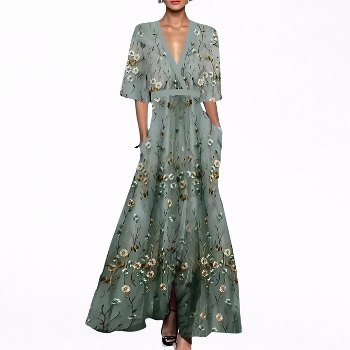 Valentina | Abito Elegante con Scollo Profondo