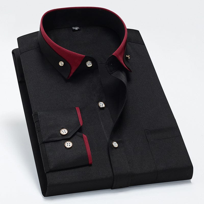 CAMICIA CLASSICA CON DETTAGLI ELEGANTI