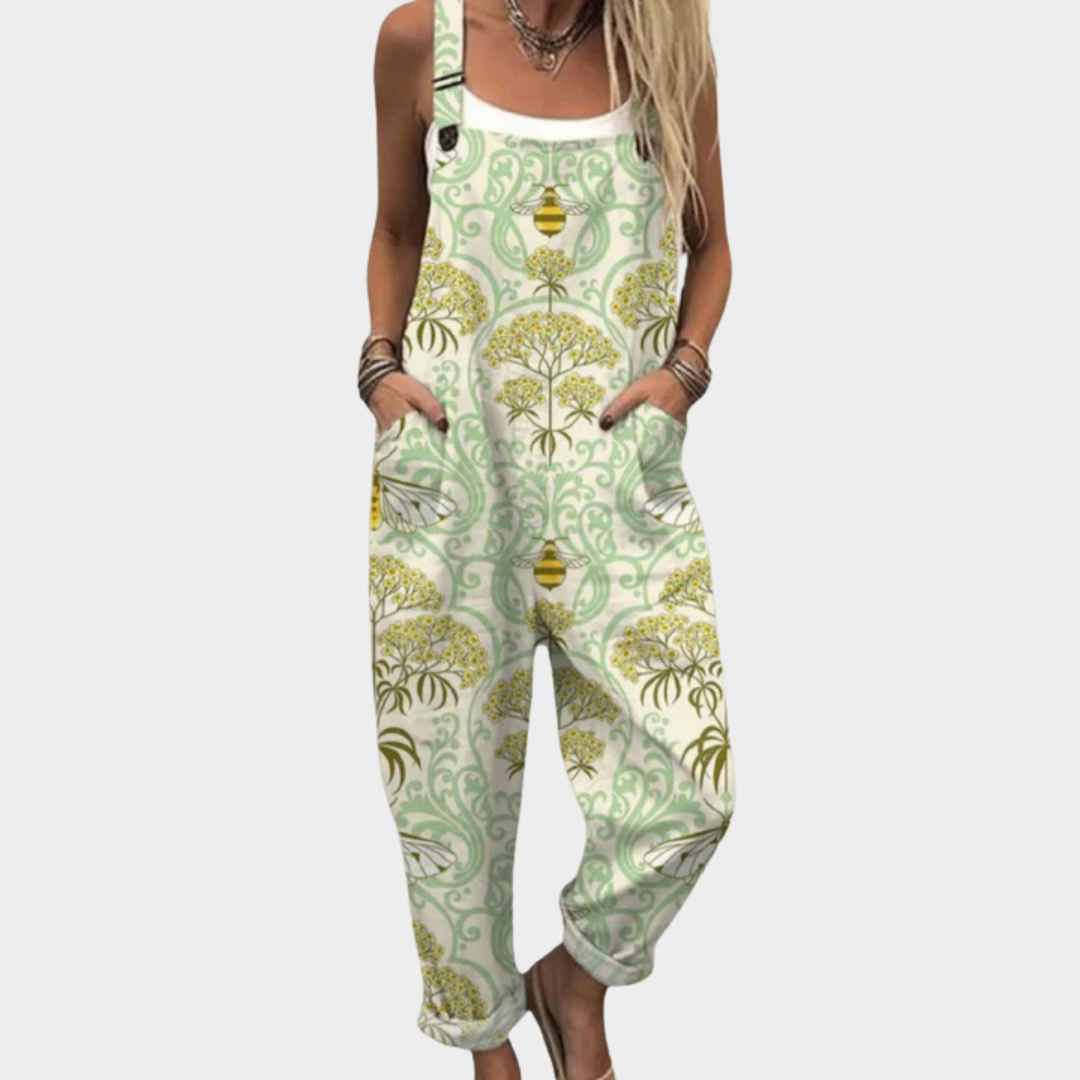 Pantaloni Salopette Stampati Confortevoli
