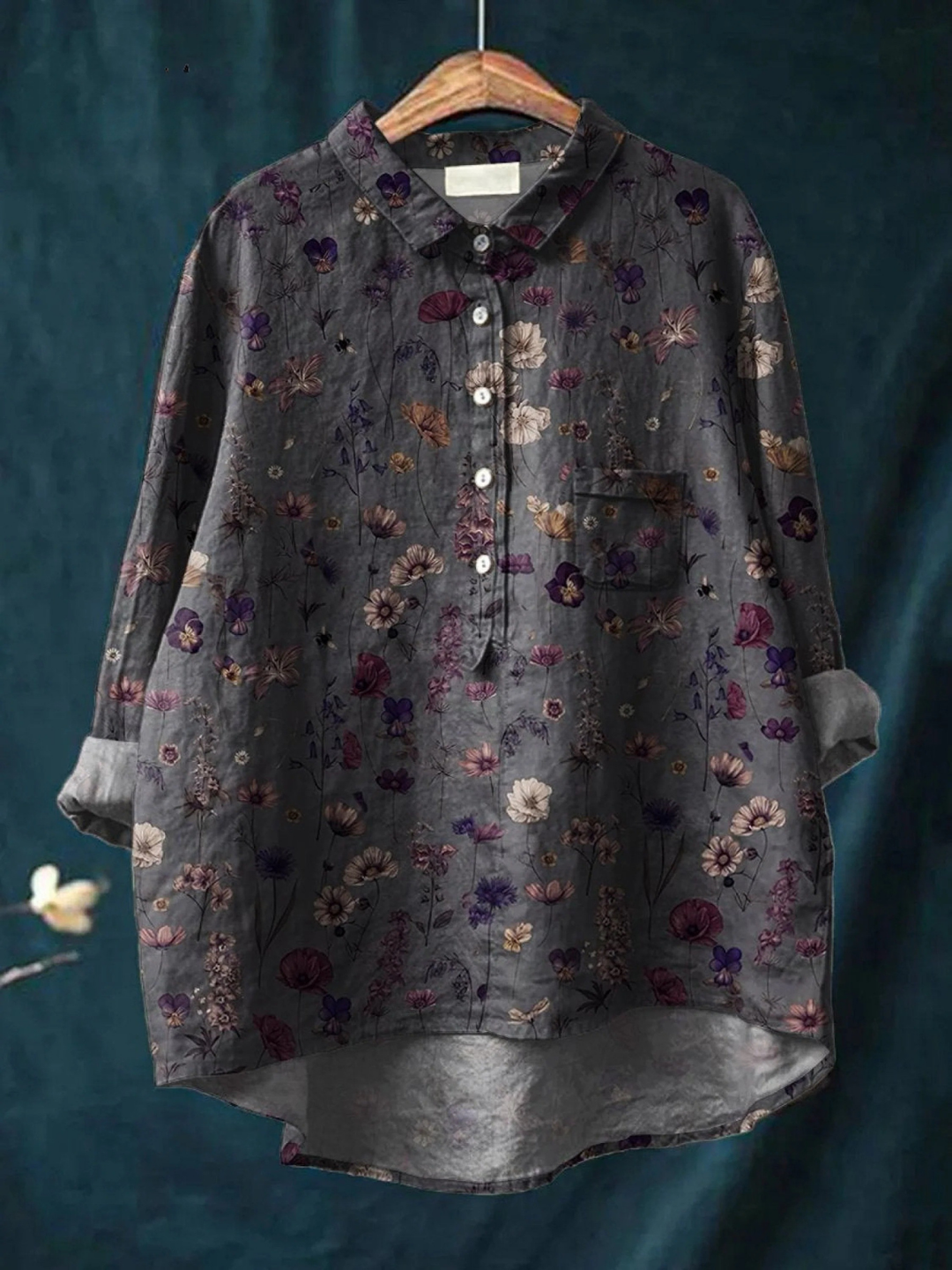Firenze | Camicia Casual con Stampa Floreale
