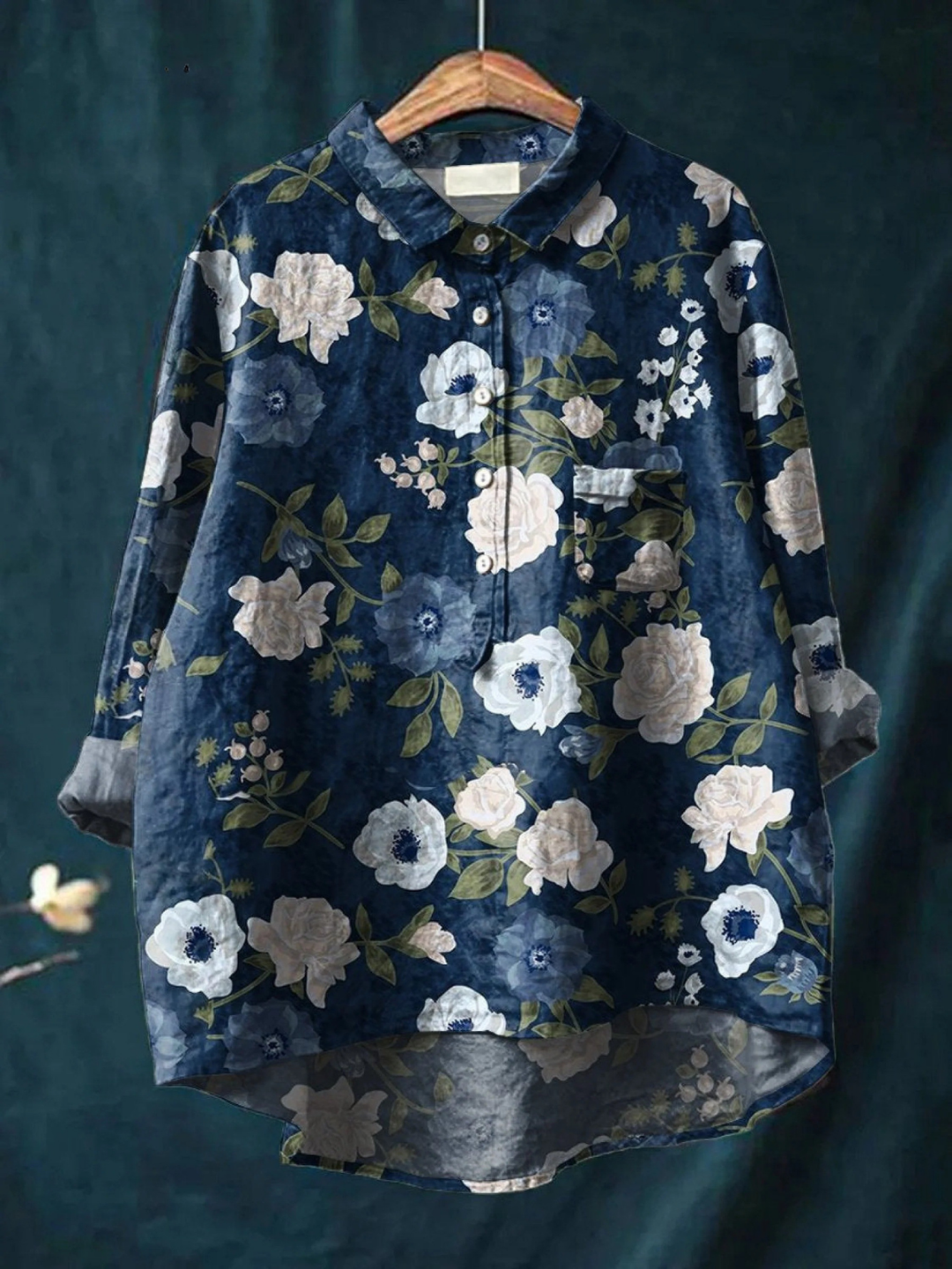 Lauren | Camicia Casual con Stampa Floreale