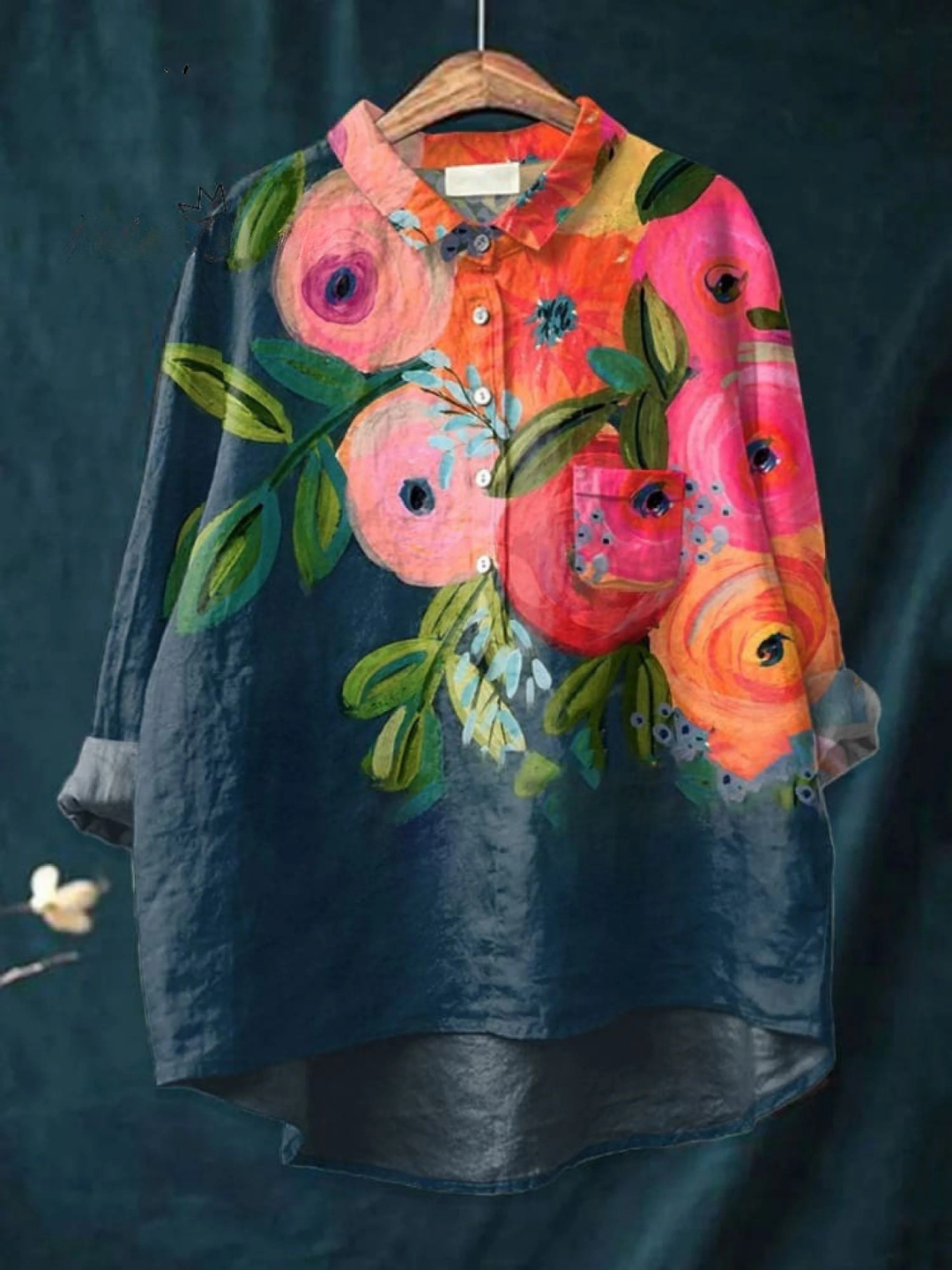 Charlotte | Camicia casual con stampa floreale
