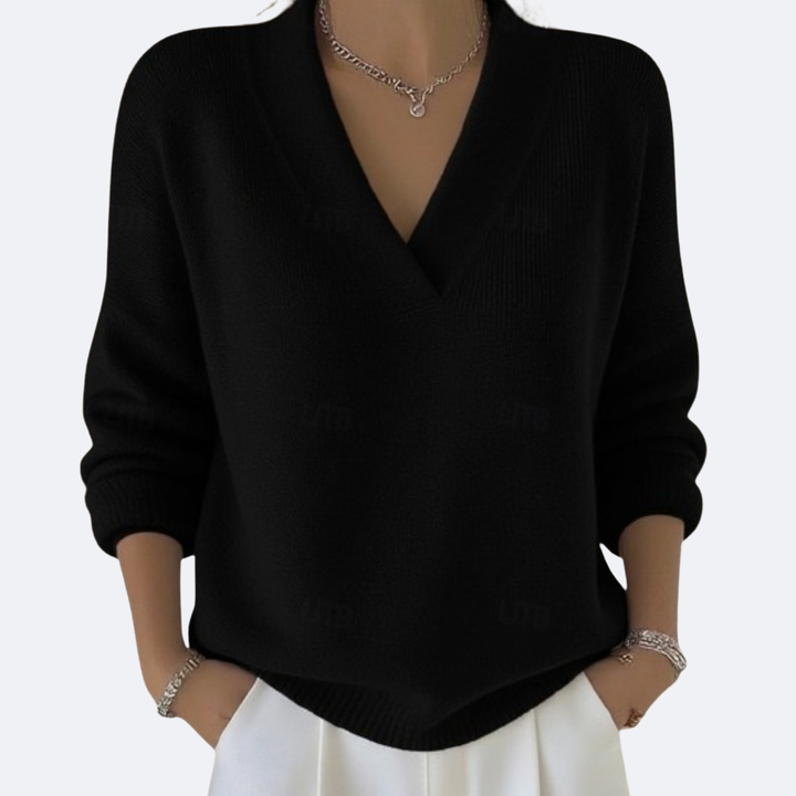 MILENA - Maglia Morbida con Scollo a V