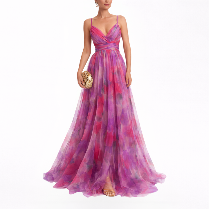 Giselle | Abito maxi con Stampa Floreale