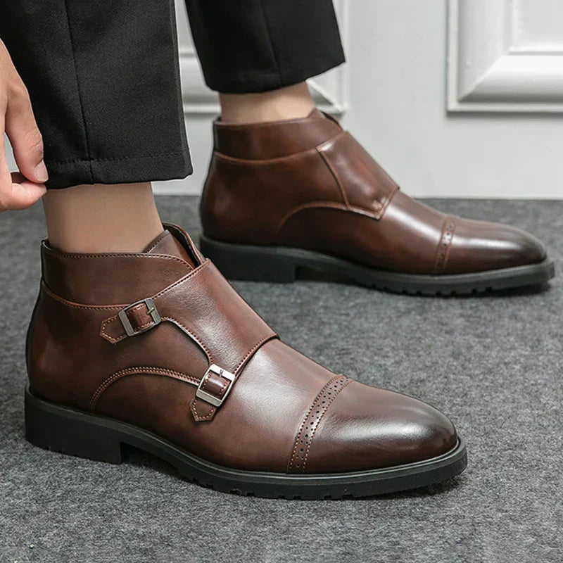 Dylan | Stivali Doppi Monk in Pelle Sintetica