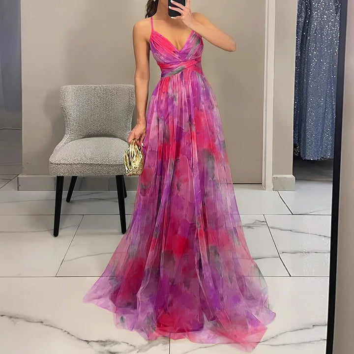Giselle | Abito maxi con Stampa Floreale