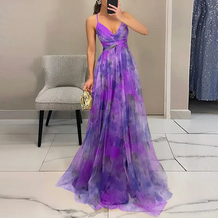 Giselle | Abito maxi con Stampa Floreale
