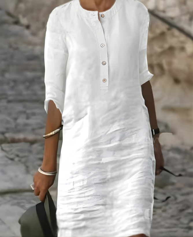 Edna | Vestito Casual con Bottoni