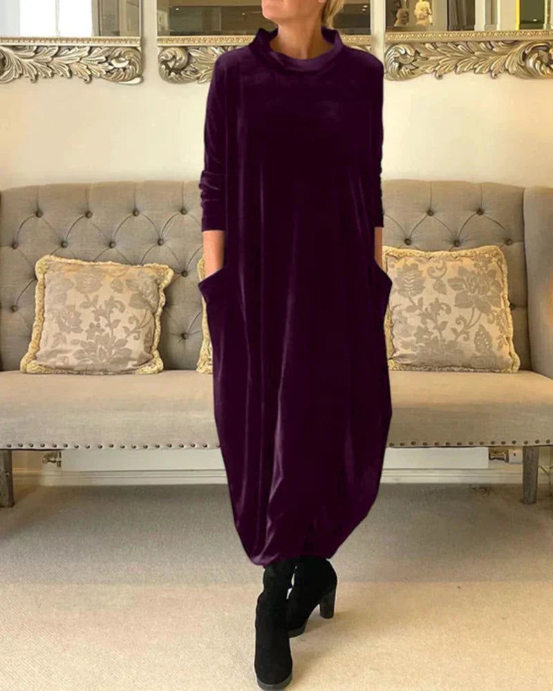 Eliza | Vestito in Velluto Relaxed