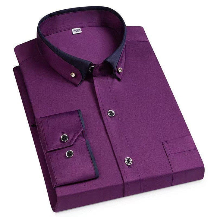 CAMICIA CLASSICA CON DETTAGLI ELEGANTI