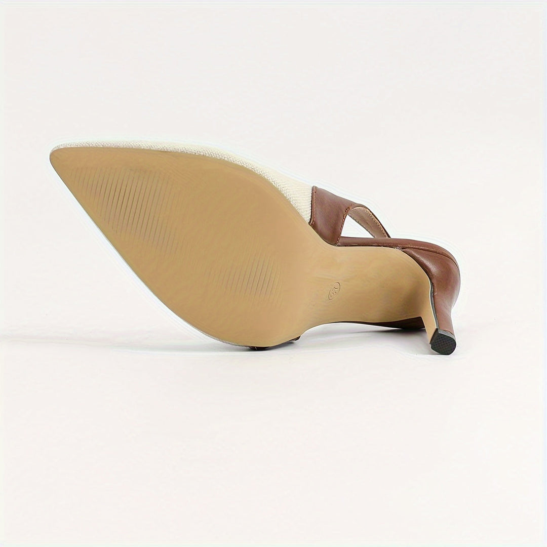 Amélie | Tacchi Slingback a Contrasto