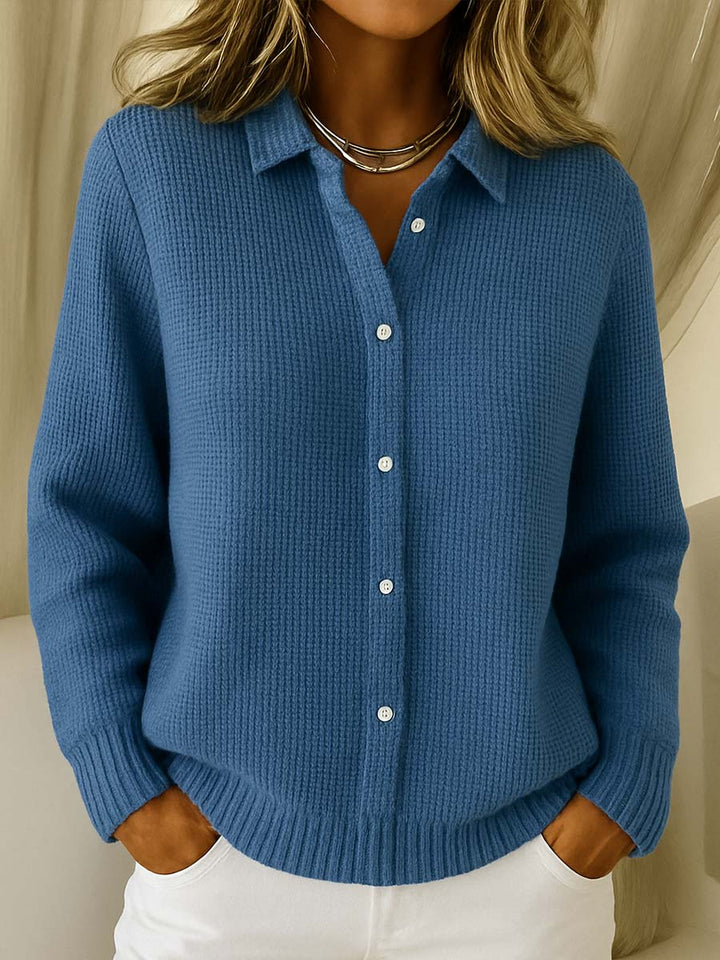 Elena | Cardigan Classico in Maglia Morbida