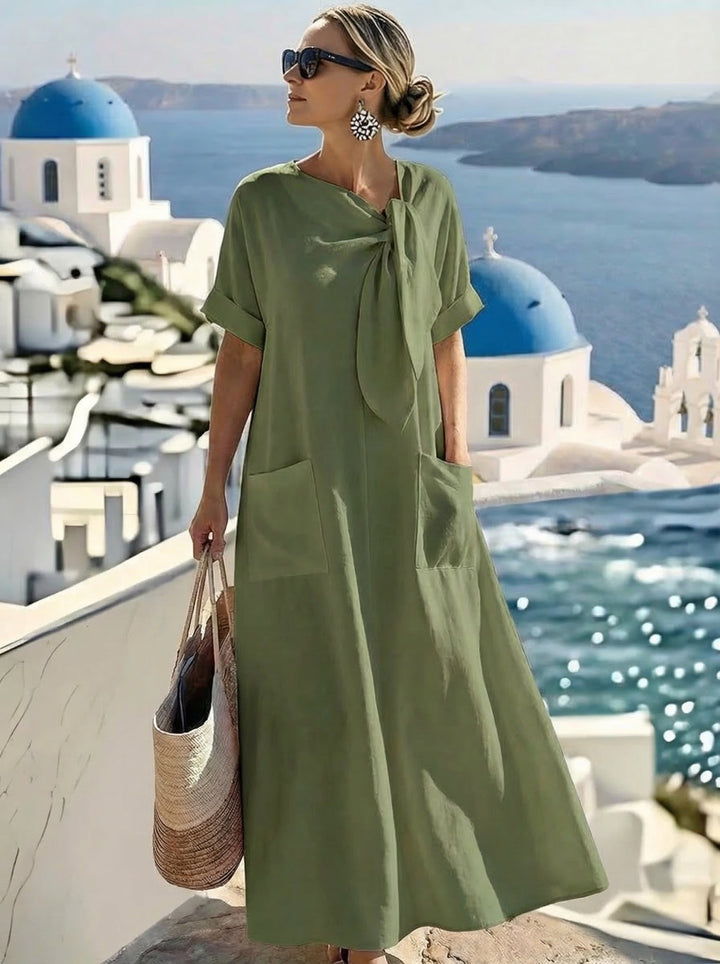 Fleur - Abito Elegante con Tasche